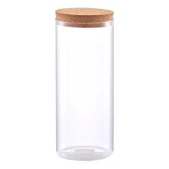 Bocal verre avec couvercle en liege 1.4l