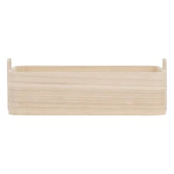 Boite rectangulaire en paulownia naturell - anordi