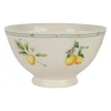 Bol citron en faïence jaune et vert 75cl - Collection