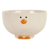 Bol en grès blanc canard 30cl - Sweetdream