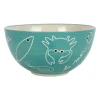 Bol en grès turquoise 60cl - La Mer