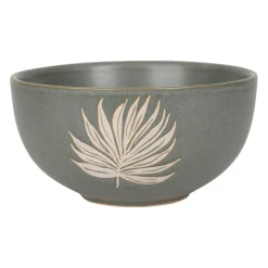 Bol en grès vert de gris 75cl - Nomadea