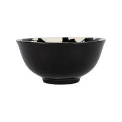 Bol fleur en grès noir 25cl - Calanca