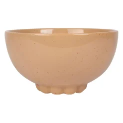Bol moucheté en grès nude 70cl - Organic