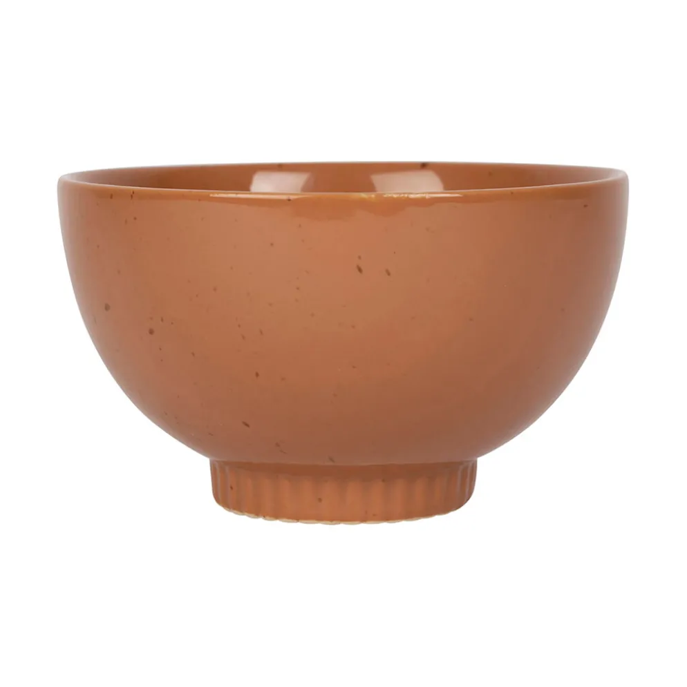 Bol moucheté en grès terracotta 40cl - Organic