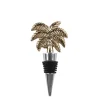 Bouchon bouteille palmier doré - Tropic Étoile