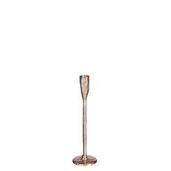 Bougeoir en aluminium or h26cm - Stretto