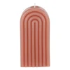 Bougie en cire rose poudre - Funny
