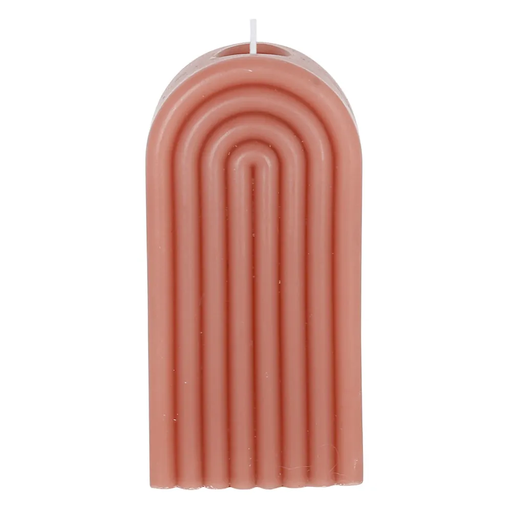 Bougie en cire rose poudre - Funny