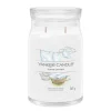Bougie jarre parfumée Coton frais 100h