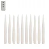 Bougie LED à suspendre (x10) blanc h15cm