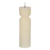 Bougie led pilier ivoire h24.5cm