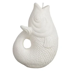 Bougie poisson blanc 12h