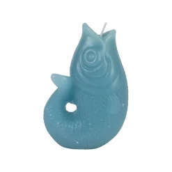 Bougie poisson bleu 5h