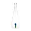 Bouteille anémone bleue en verre 1L - Botanical