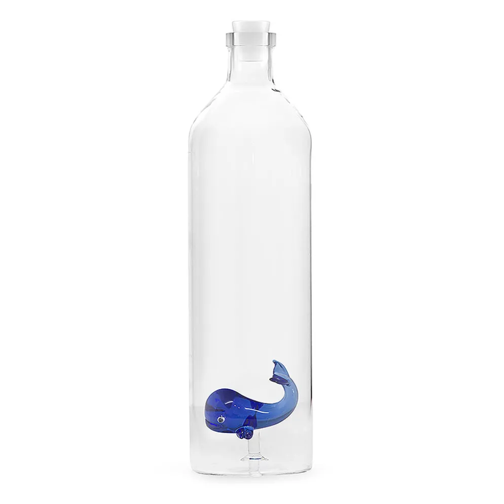 Bouteille baleine en verre 1.2l - Atlantis