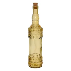 Bouteille en verre recyclé jaune 70cl - Ourea