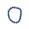 Bracelet lapis lazuli perles rondes 8mm