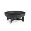 Brasero en acier noir d50cm - Efesto