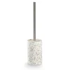 Brosse WC en ciment blanc h42cm