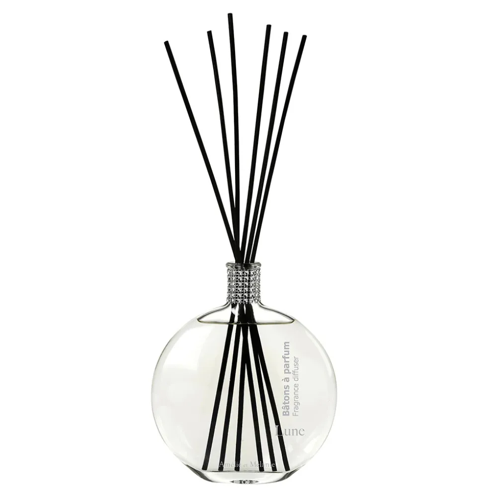 Bâtons à parfum coquelicot, pivoine, musc 500ml - Lune