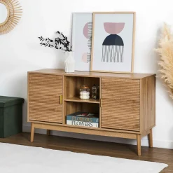 Buffet 2 portes en bois h70cm - Tiphaine