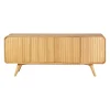Buffet 4 portes en chene naturel l200cm - Sublime