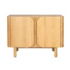 Buffet 2 portes en chêne naturel L107cm - Sirocco