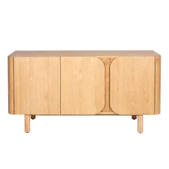 Buffet 3 portes en chêne naturel L154cm - Sirocco