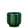 Cache pot en céramique vert d15cm - Boaz