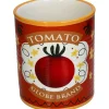 Cache-pot tomate dolomite multi 13x13x16cm