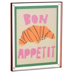 Cadre déco "Bon appétit" 35x45cm