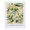 Cadre déco dolce vita olive multicolore 32x42cm