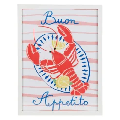Cadre déco homard multicolore 32x42cm - Gallery