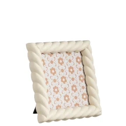 Cadre photo en bois crème 13x13cm - Esto