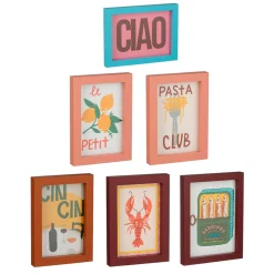 Cadres décoratifs x6 Italie