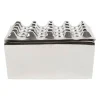 Cendrier en aluminium argenté d13cm - Riva