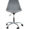Chaise de bureau à roulettes gris - Samantha