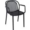 Chaise de jardin noir - Cortes