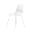 Chaise de salle à manger en métal blanc - Whitby