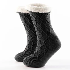 Chaussette en acrylique noir taille adulte - Ellis