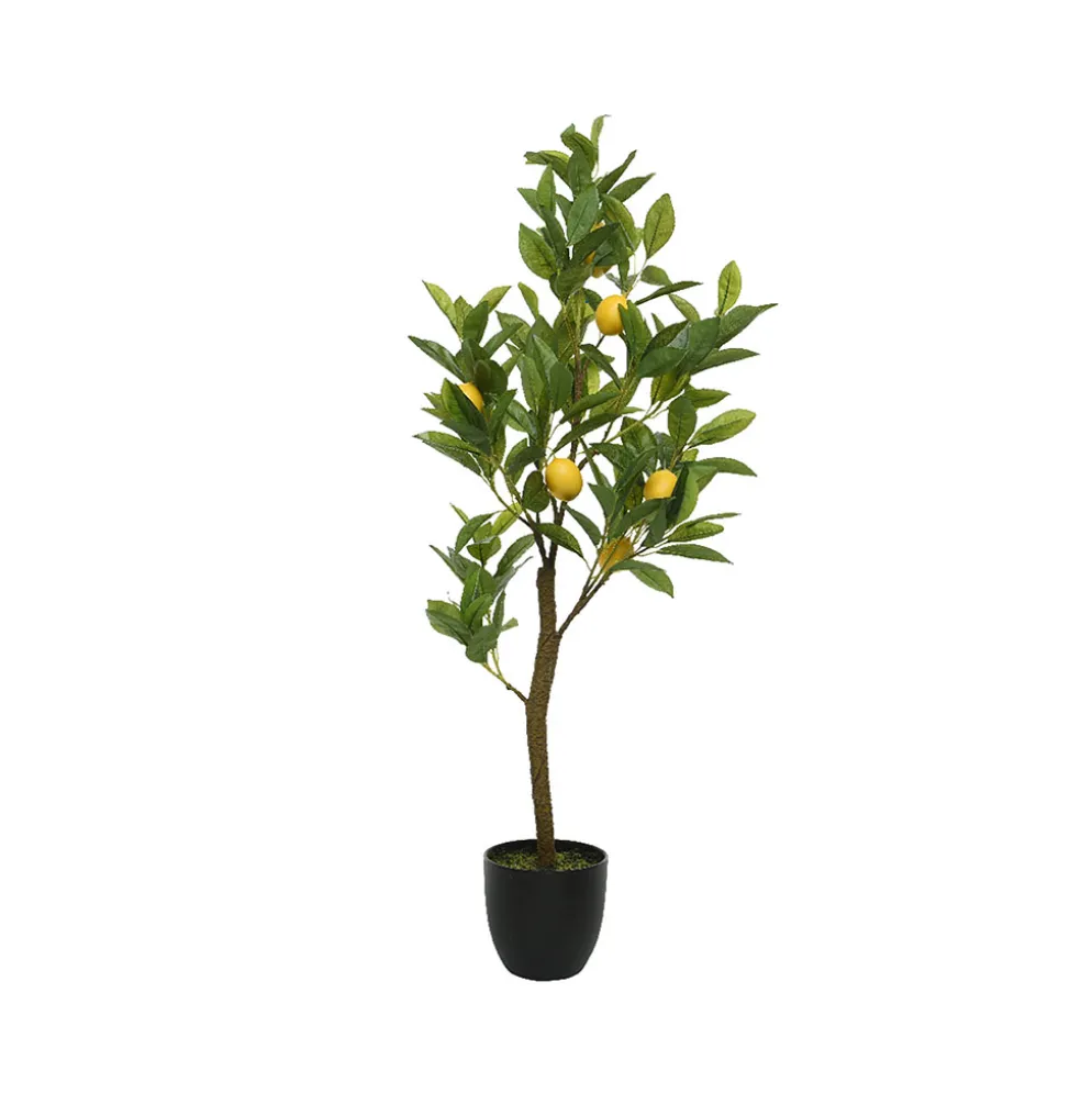 Citronnier artificiel avec pot h92cm