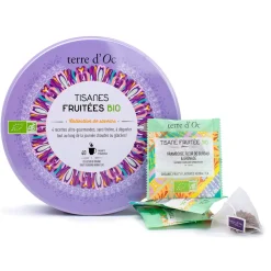 Coffret 40 mousselines mes jolies tisanes bio