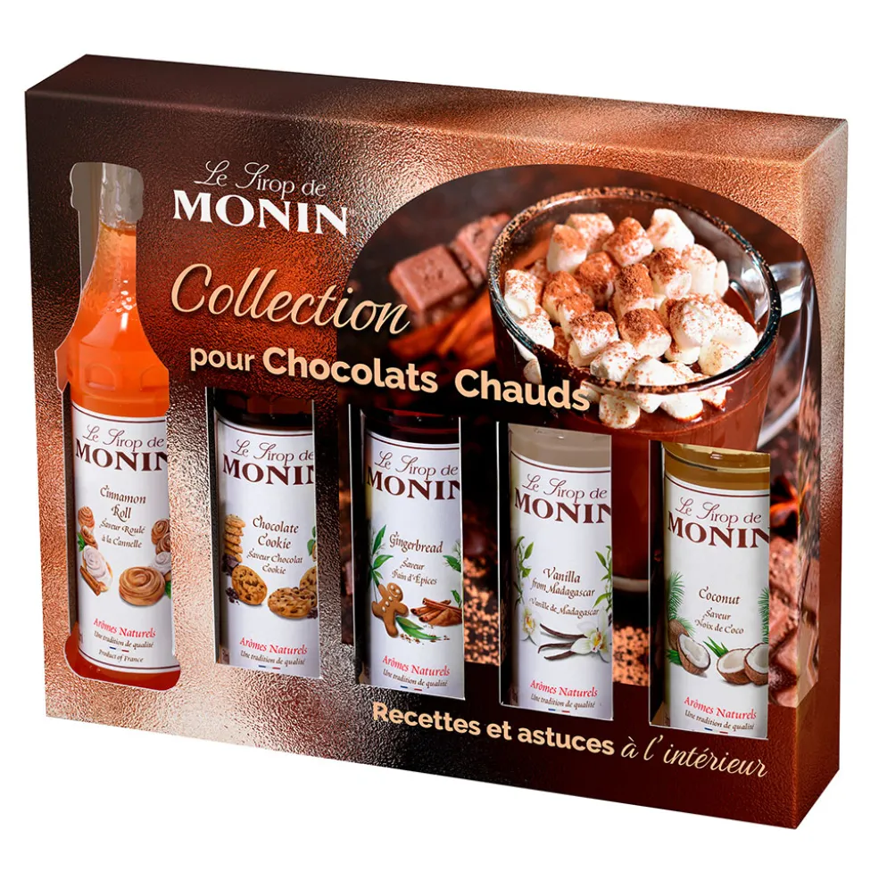 Coffret 5 sirops chocolat chaud 5x5cl