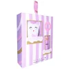 Coffret cadeau crème mains fleur de coton et baume à lèvres guimauve