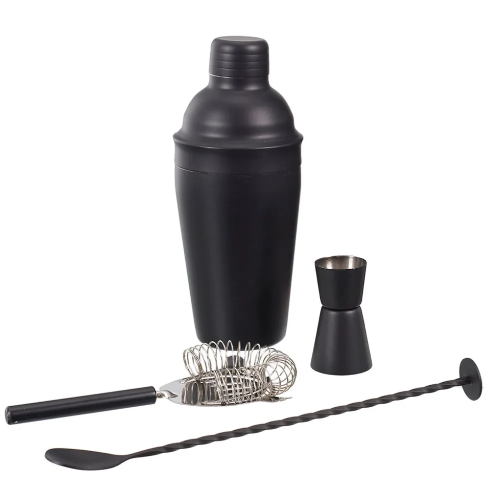 Coffret cocktail 4 pièces noir