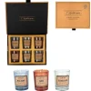 Coffret de 6 bougies parfumée musc blanc, fleur de coton et ambre 6h - Apothicaire