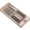 Coffret de 6 couteaux en acier inoxydable - Laguiole