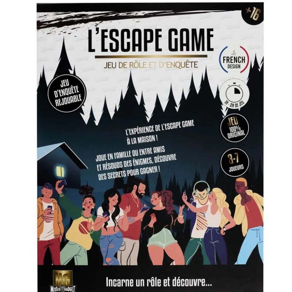 Coffret jeu escape game