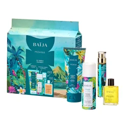 Coffret mousse de douche, gommage, huile de corps et eau de parfum fleur de tiaré - Moana